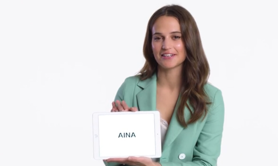 Alicia Vikander  video.vanityfair.com