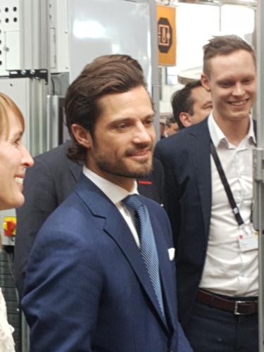 Prinz Carl Philip auf dem schwedischen Pavillon  Wolfgang Sander 2022  Wolfgang Sander 2022