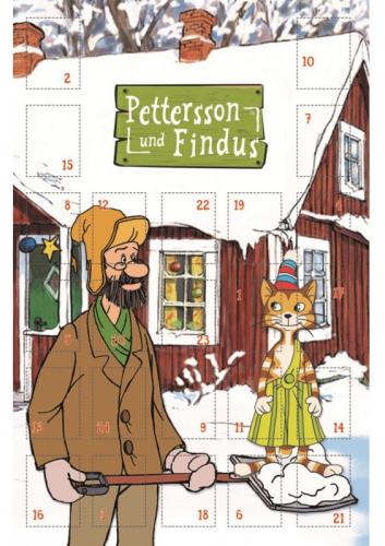 Pettersson und Findus Adventskalender-Karte - Trtsch Verlag