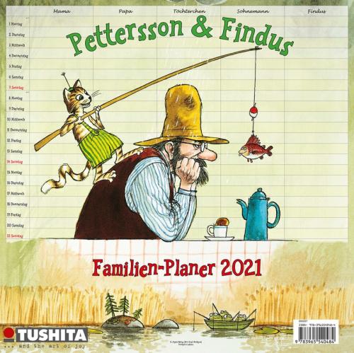 Pettersson & Findus - Familien Planer 2021 - Tushita Verlag