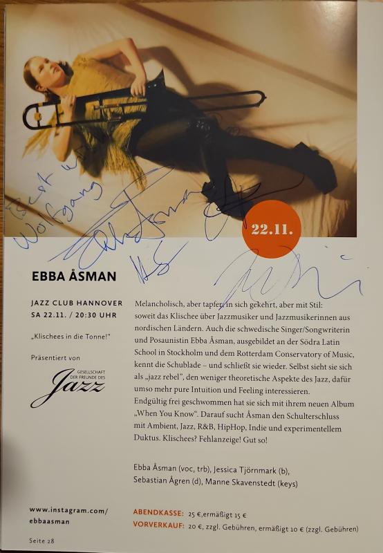 Konzert Ebba Åsmann © Wolfgang Sander 2025