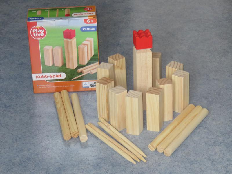 Kubb-Spiel von Lidl  Wolfgang Sander