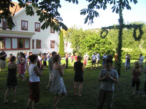 Mittsommer auf Billstrmska folkhgskolan  Wolfgang Sander