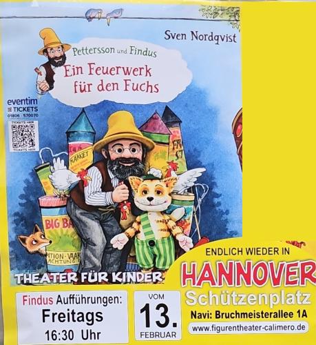 Pettersson und Findus "Ein Feuerwerk f�r den Fuchs" � Figurentheater Calimero