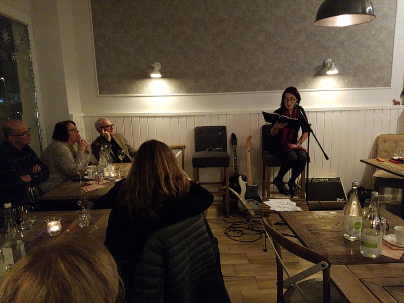 Lesung beim schwedischen Abend  Wolfgang Sander