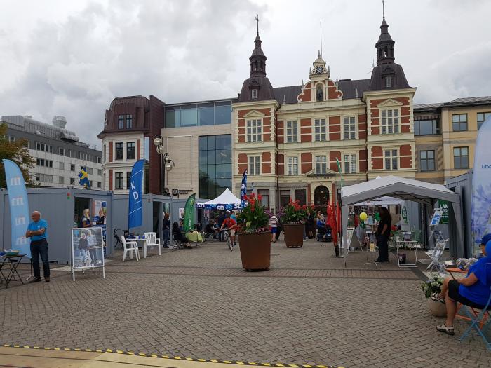 Wahlbuden in Kristianstad  Wolfgang Sander 2018