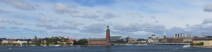 Stockholm, Stadshus vom Sder Mlarstrand  2016 Wolfgang Sander