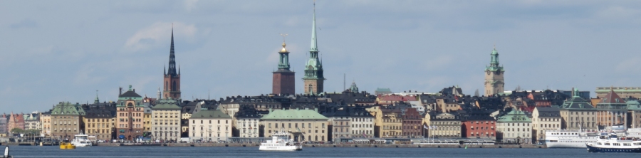 Gamla Stan vom "Sjvgen", Stockholm,  2015 Wolfgang Sander