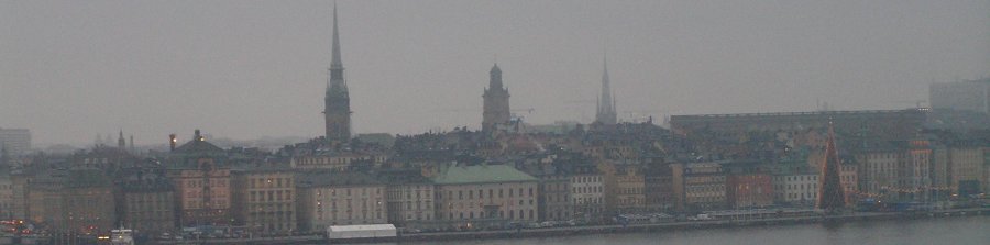 Gamla Stan von der Fjllgatan auf Sder, Stockholm,  2007 Wolfgang Sander