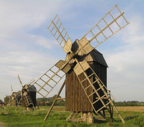 Windmhlen auf land  Wolfgang Sander